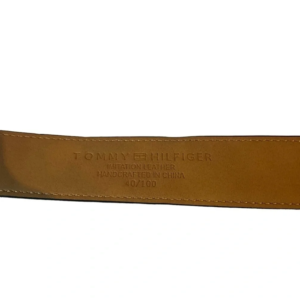 Tommy Hilfiger Brown Leather Belt Size 40